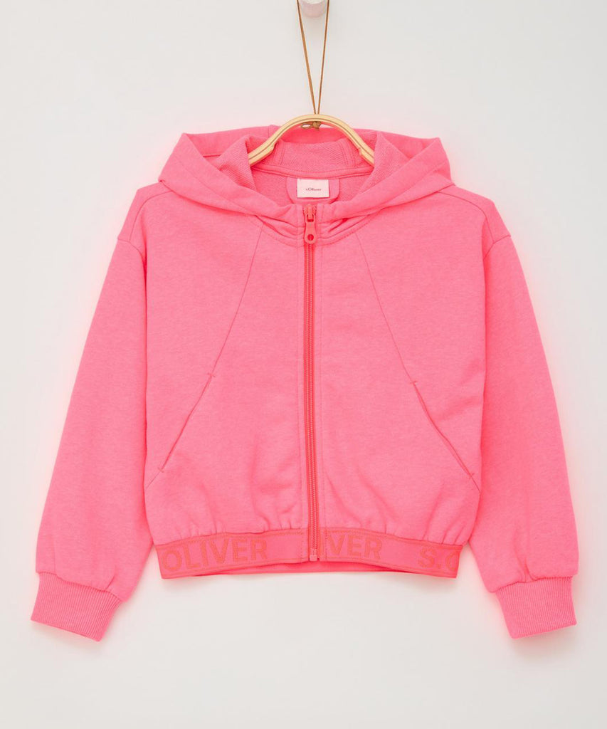 <strong data-mce-fragment="1">Details: </strong>Trust the style and comfort of our Hooded Cardigan in Neon Pink. This cardigan features a vibrant neon pink color, a convenient zip closure, and pockets for added functionality. Enjoy 100% style with 100% comfort in this must-have piece.&nbsp;<br><strong data-mce-fragment="1"></strong><strong data-mce-fragment="1"></strong><strong>Color: </strong>Neon pink&nbsp;<br><strong>Composition:</strong> 065%PES 035%CO &nbsp;