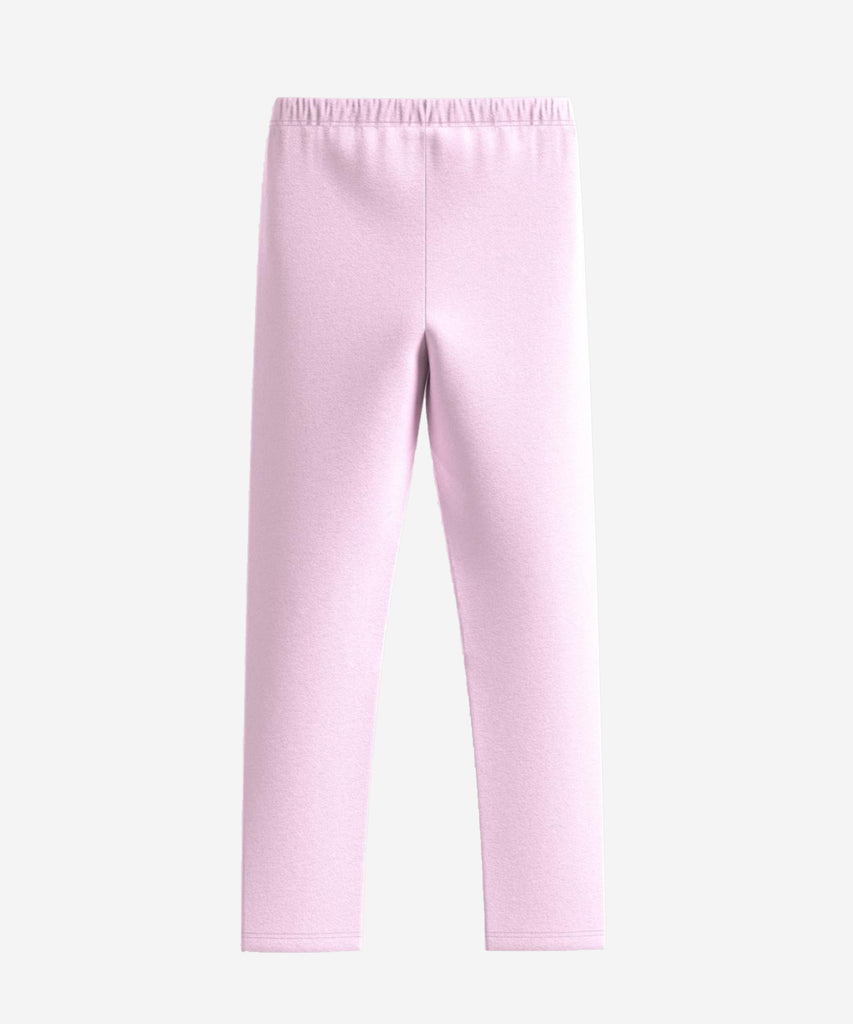 Details:  These girls light rose leggings feature an elastic waistband for a comfortable fit. Made with quality material, they provide all-day comfort and style. Perfect for any casual or active look, these leggings are a must-have in any girl's wardrobe.  Color: Light rose  Composition:  095%CO 005%EL  