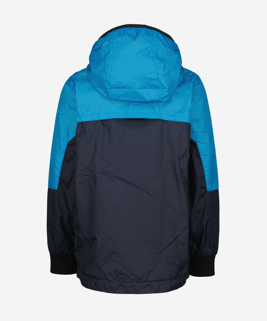 Details:  The Tiuru Hooded Spring Jacket offers both style and functionality. With its zip closure and water repellant material, this jacket is perfect for keeping you dry in spring showers. The attached hood adds an extra layer of protection, making it a smart choice for any outdoor activity. Stay comfortable and stylish with the Tiuru Hooded Spring Jacket.  Color: Blue bisclay  Composition:  100% Nylon   
