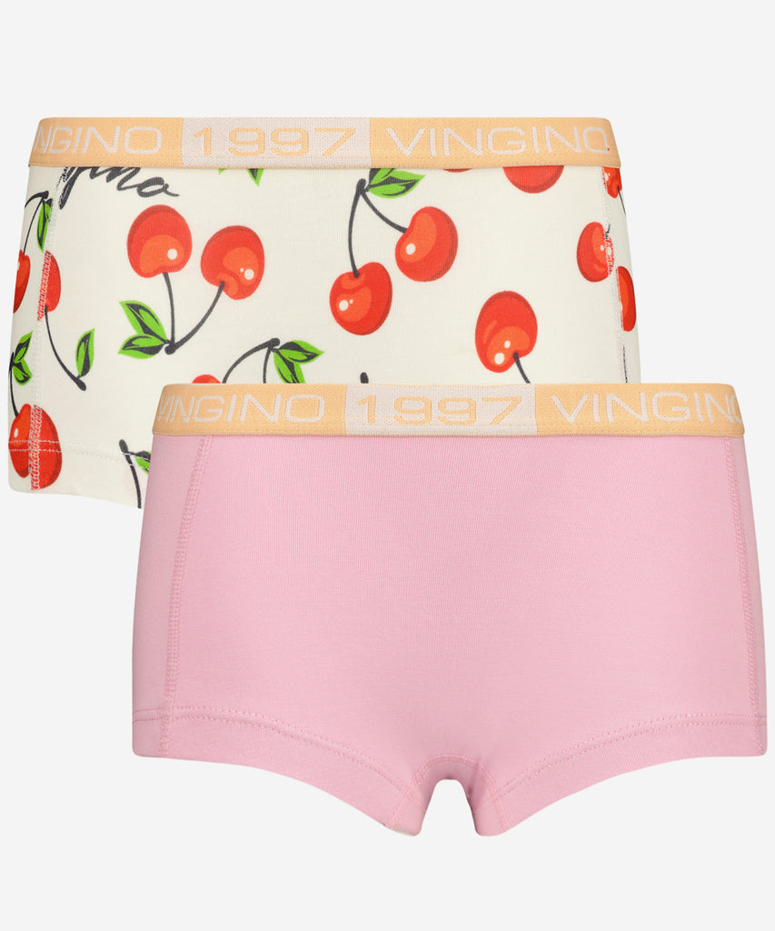 <span mce-data-marked="1" data-mce-fragment="1"><strong>Details: </strong></span>Introducing our 2-Pack Hipster Briefs, featuring two classic colors, pink and white with cherry design to match any outfit. Crafted with comfort and style in mind, these briefs are perfect for everyday wear. Stay comfortable and confident with our high-quality, feminine design.&nbsp;<br><strong>Color:</strong> Cherry white&nbsp;&nbsp;<br><strong>Composition:</strong>&nbsp; 95% Cotton / 5% Elastane &nbsp;