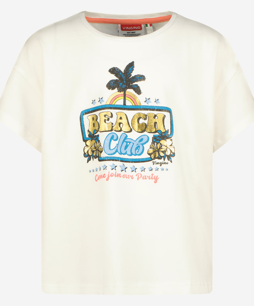<span data-mce-fragment="1"><strong>Details: </strong></span>Expertly designed for luxurious comfort, the Hilya T-Shirt Beach Club Real White features a classic round neckline and a sleek white color. Perfect for a day at the beach, the front boasts a stylish beach club print. Stay cool and stylish with this must-have t-shirt.&nbsp;<br><span data-mce-fragment="1"></span><strong>Color:</strong> Real white&nbsp;<br><strong>Composition: </strong> 100% Cotton &nbsp;