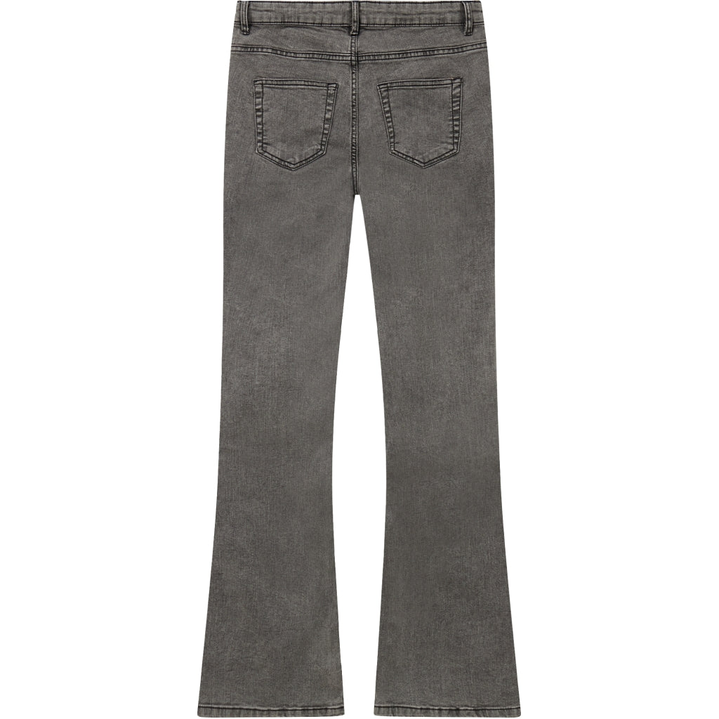 GRUNT Girls GRTexas Low Flare Grey Jeans Flared