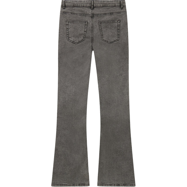 GRUNT Girls GRTexas Low Flare Grey Jeans Flared