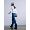 GRUNT Girls GRTexas Low Flare Blue Jeans Flared