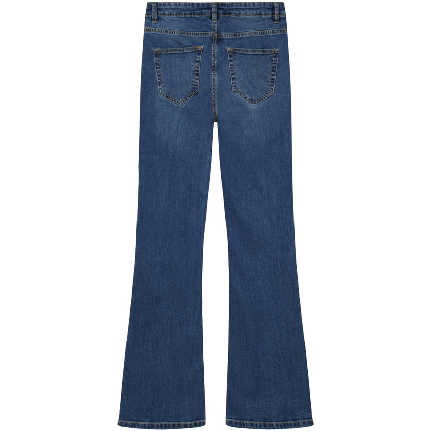 GRUNT Girls GRTexas Low Flare Blue Jeans Flared
