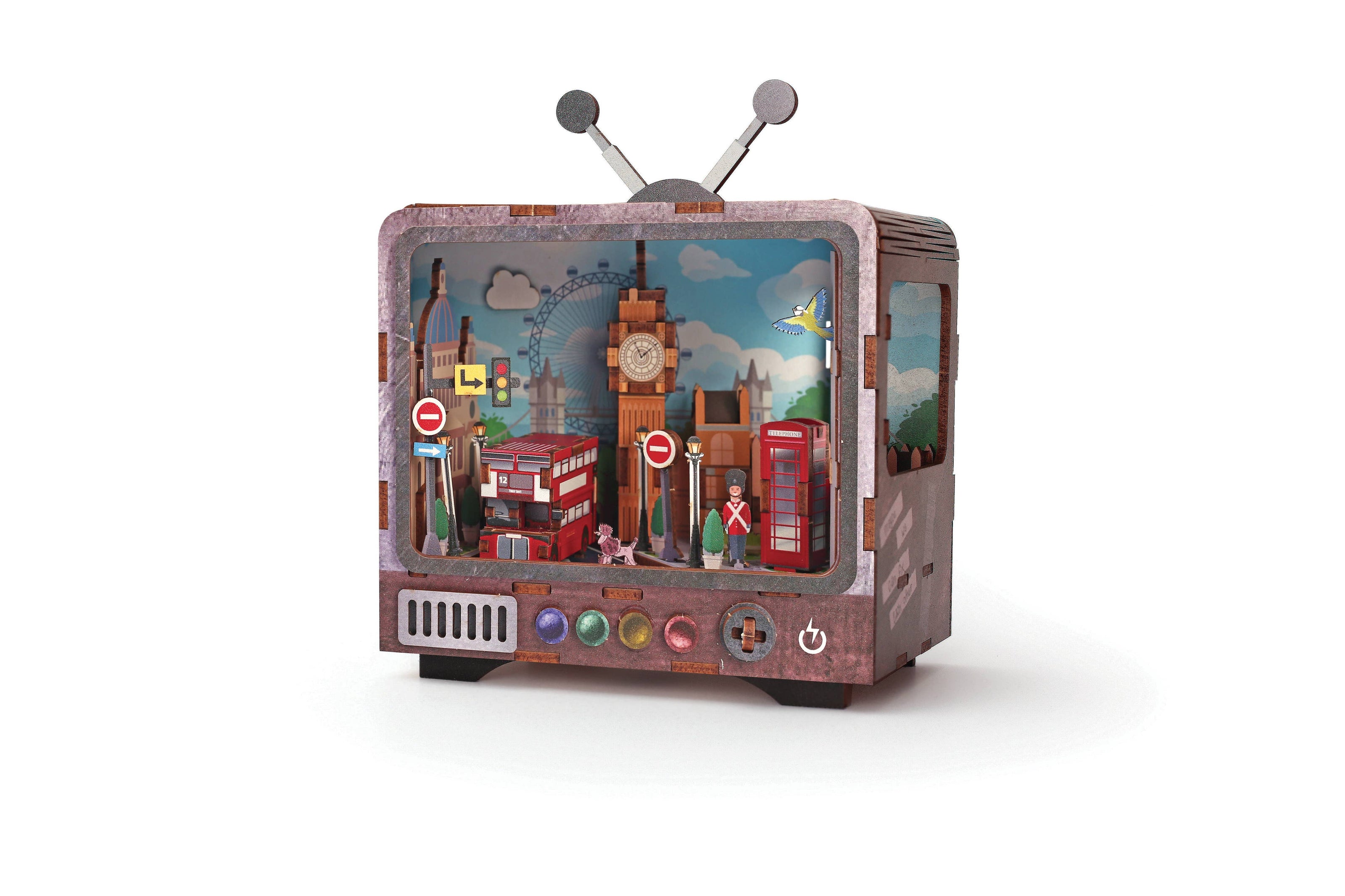 3D WOOD MODEL TV LONDON