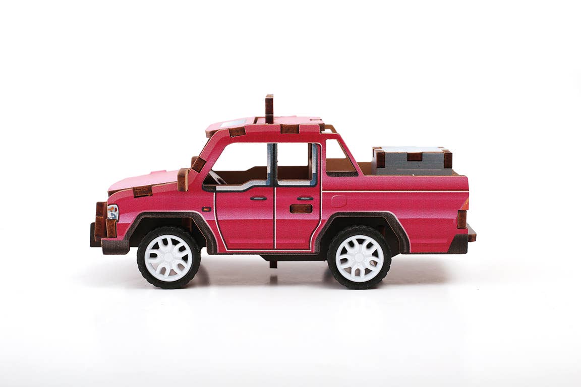 3D WOOD MODEL PICKUP VEHICLE