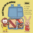 BEARFOOT Bento Box COMPACT Lunch Box 1000ml Kids
