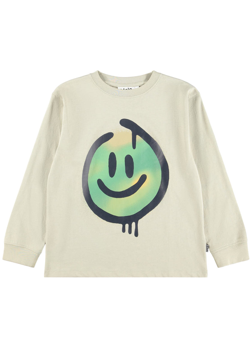 MOLO Rube T-shirt Long sleeve Blur Smile