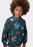 MOLO Monti Sweat Shirt Cartoony Xmas