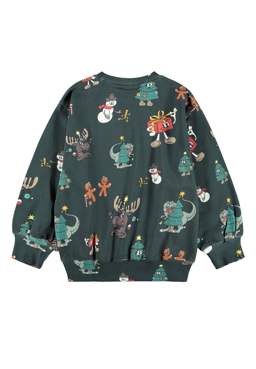 MOLO Monti Sweat Shirt Cartoony Xmas