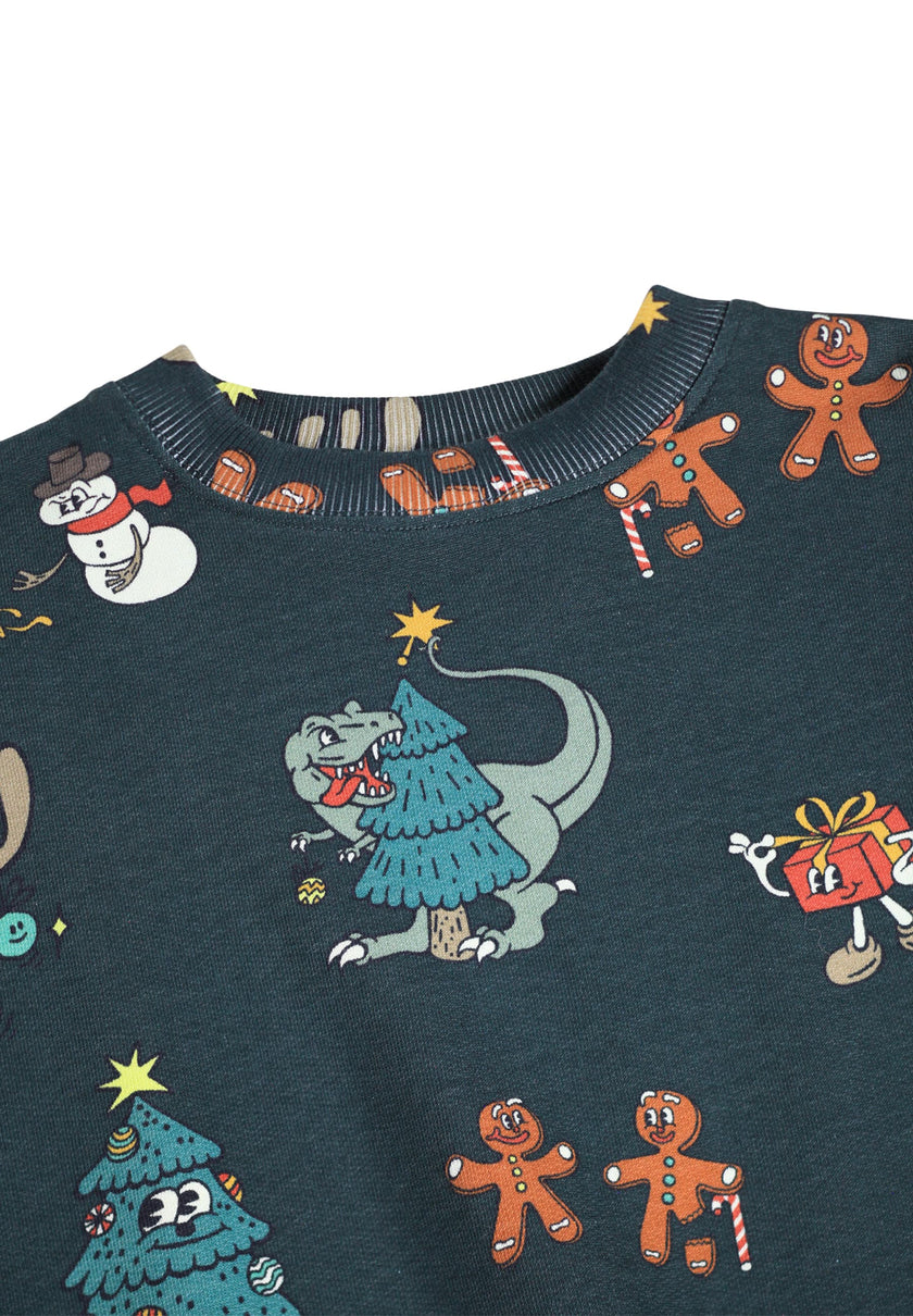 MOLO Monti Sweat Shirt Cartoony Xmas
