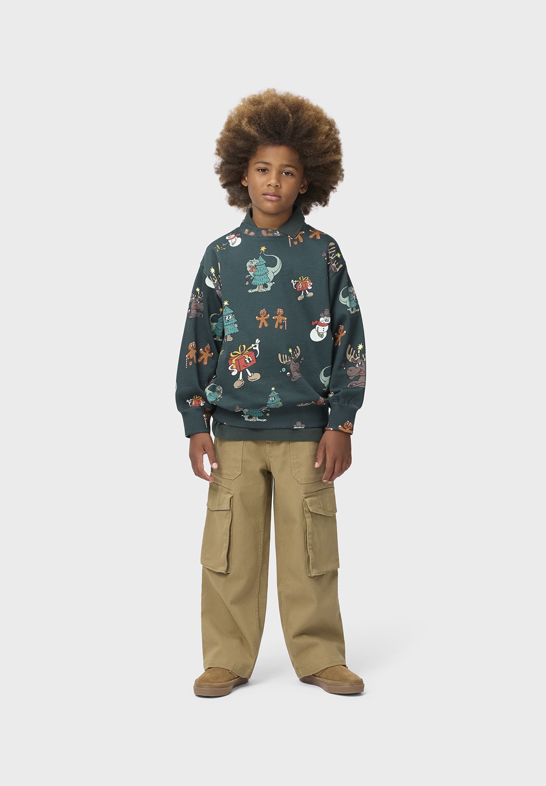 MOLO Monti Sweat Shirt Cartoony Xmas