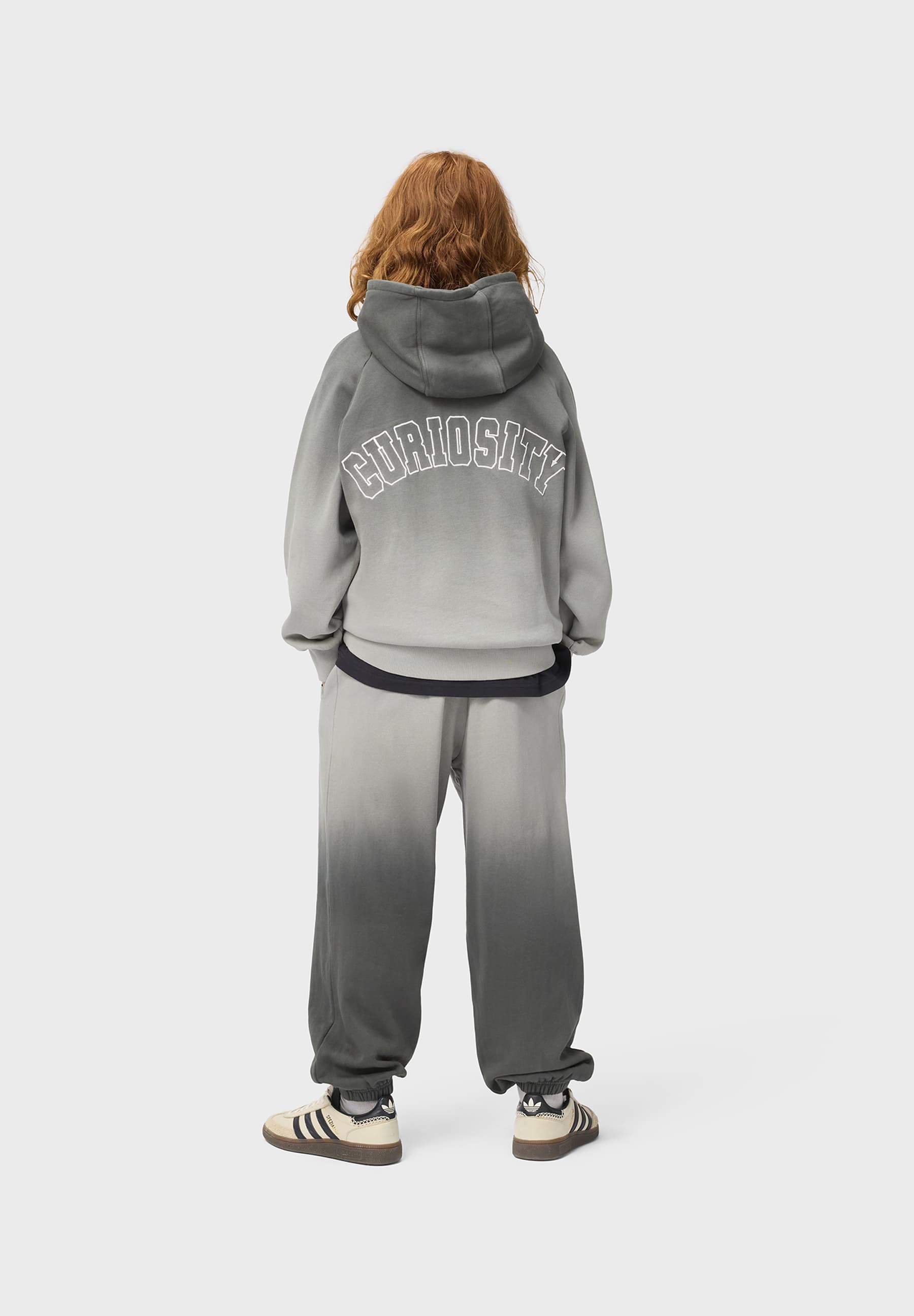 MOLO Mic Hoodie Storm Grey Dip Dye