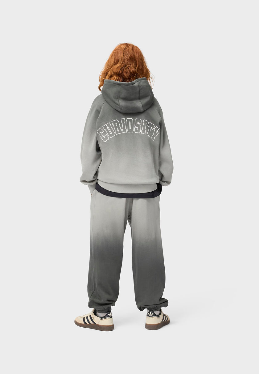 MOLO Mic Hoodie Storm Grey Dip Dye