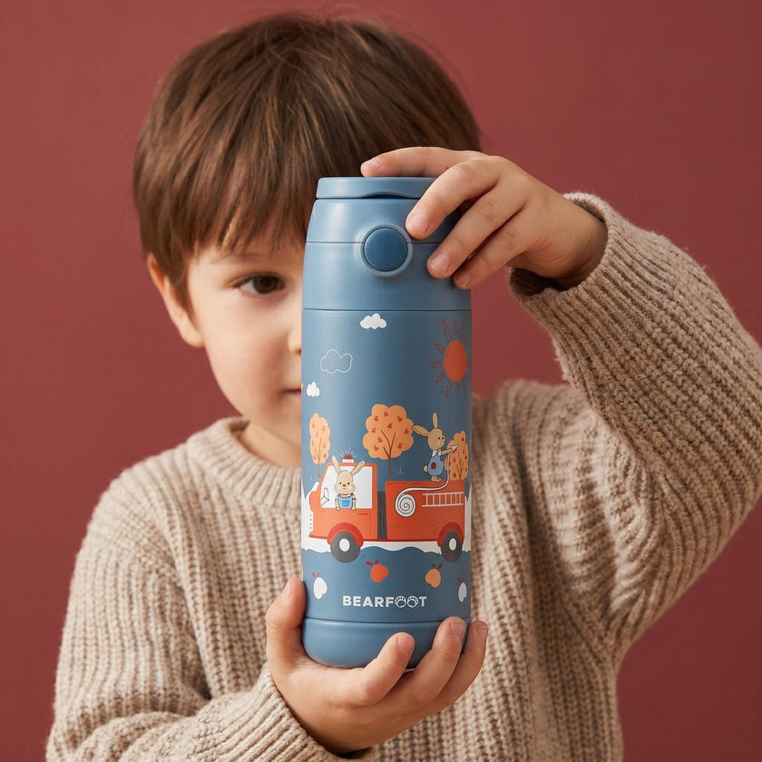 BEARFOOT Thermo Water Bottle Mermaid 350 ml Kids | Beetles & Bugs