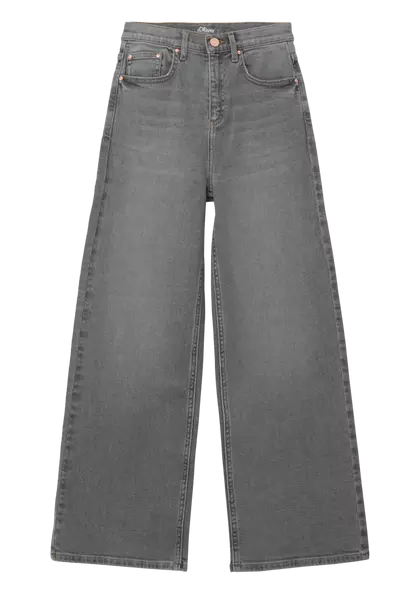 S.OLIVER Girls Grey/black Denim Trousers