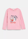 S.OLIVER Girls Lilac/pink T-Shirt