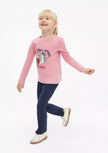 S.OLIVER Girls Lilac/pink T-Shirt