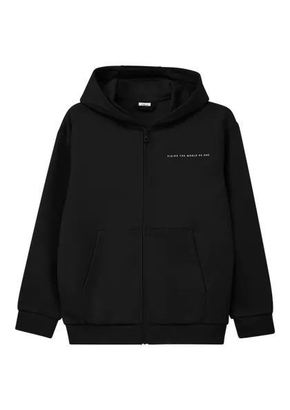 S.OLIVER Boys Grey/black Sweatshirt Jacket