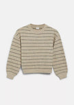S.OLIVER Girls Brown Knitted Pullover