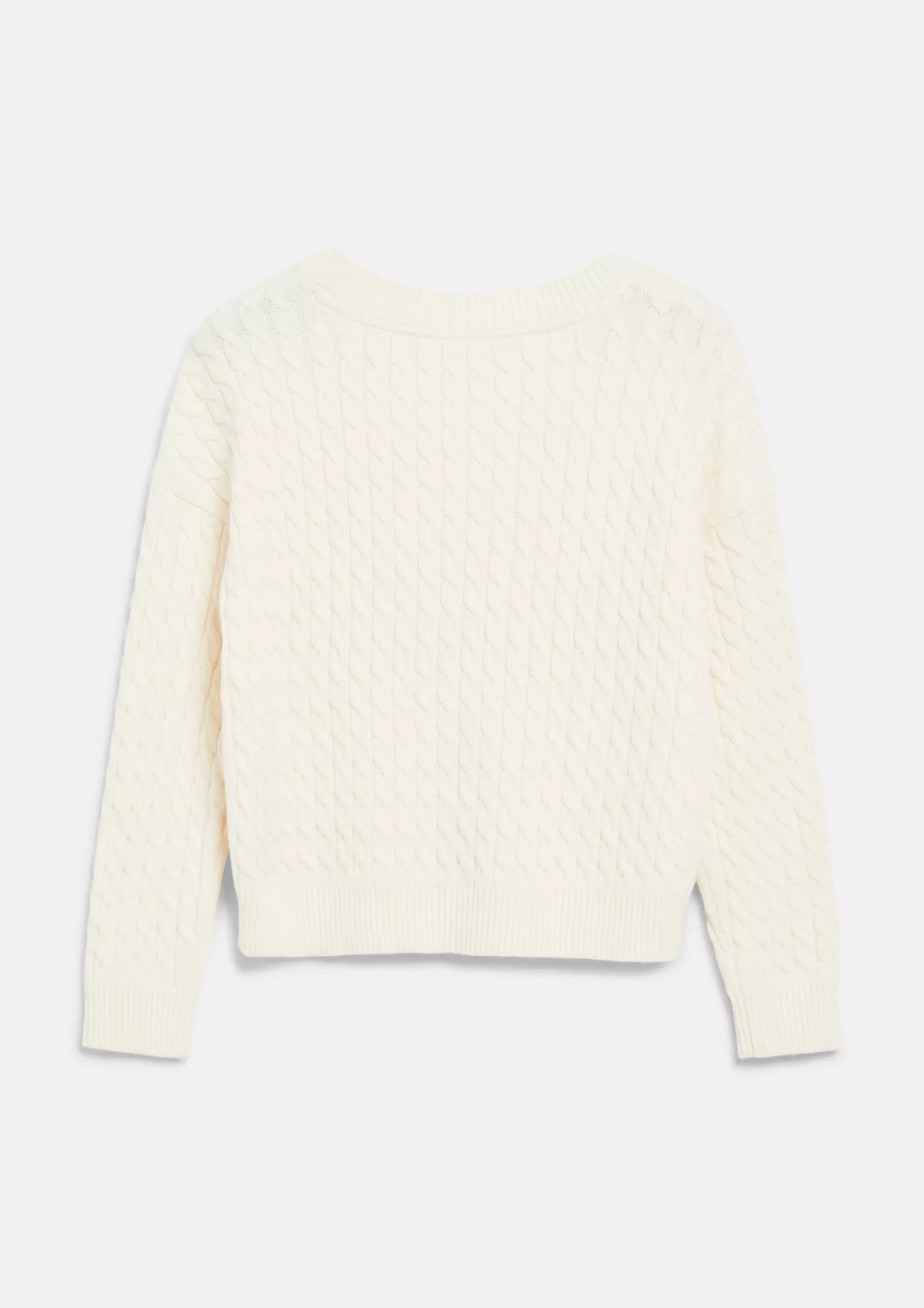 S.OLIVER Girls White Knitted Pullover