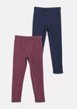 S.OLIVER Girls Lilac/pink Thermo Leggings