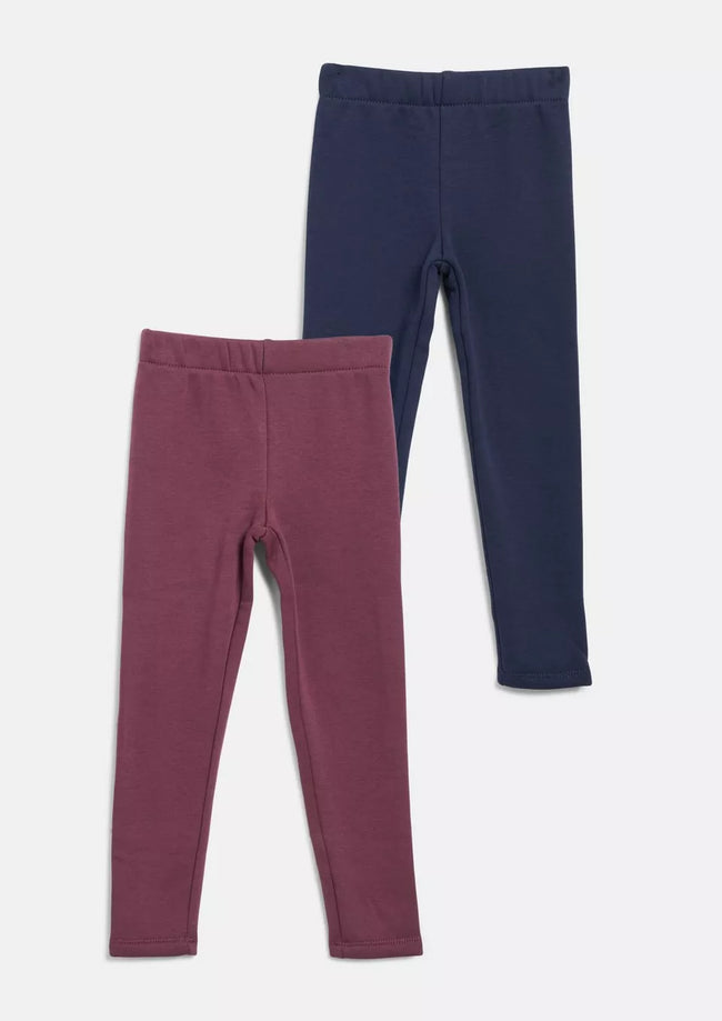 S.OLIVER Girls Lilac/pink Thermo Leggings