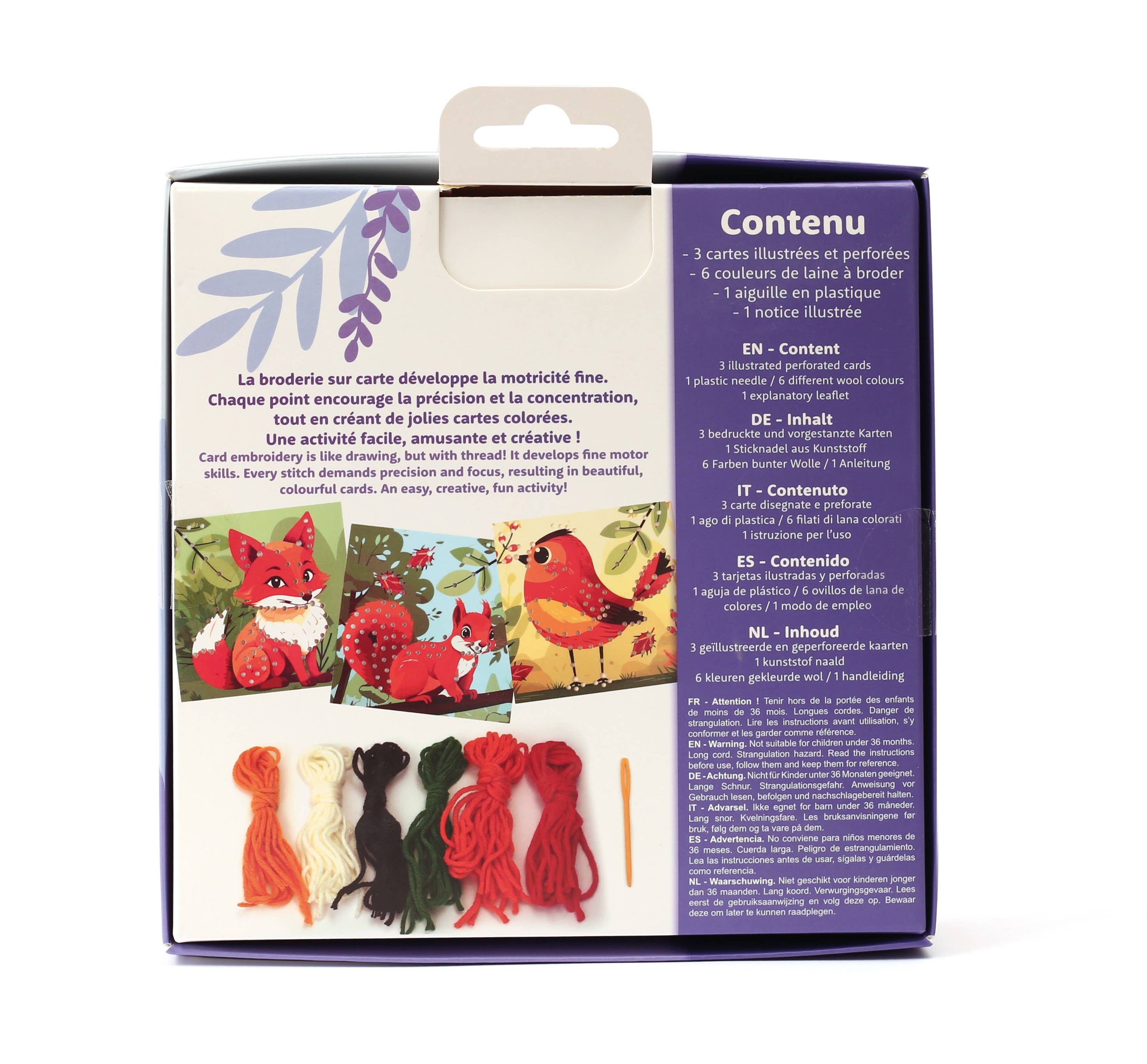 EMBROIDERY CARDS FOREST