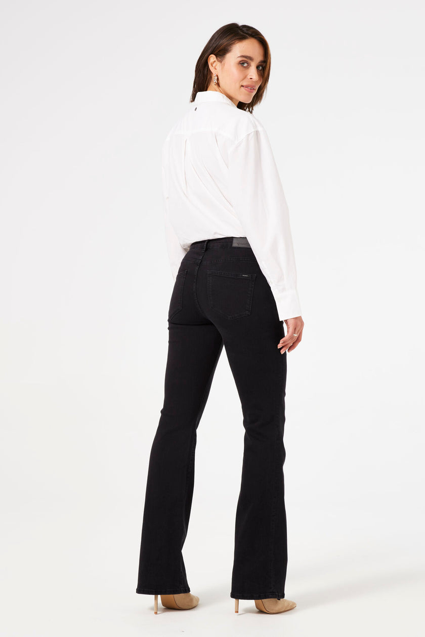 GARCIA Ladies Pants Denim Dark Used - FLARED