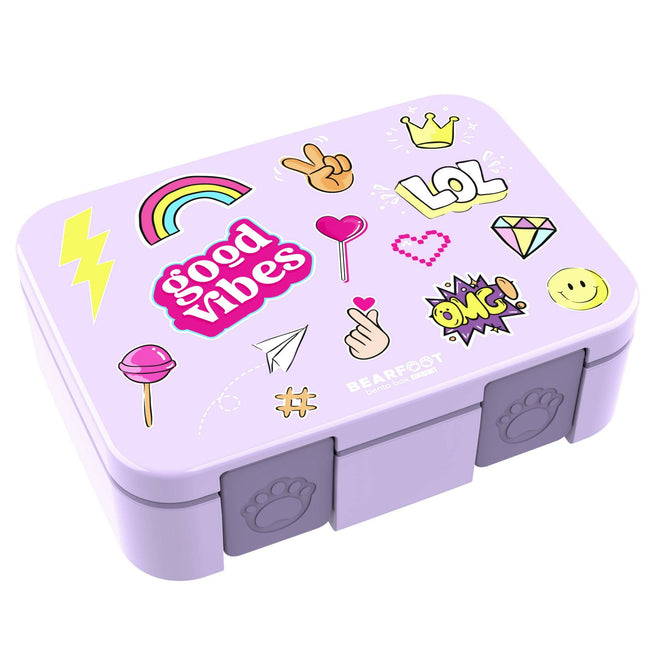 BEARFOOT Bento Box COMPACT Lunch Box 1000ml Kids