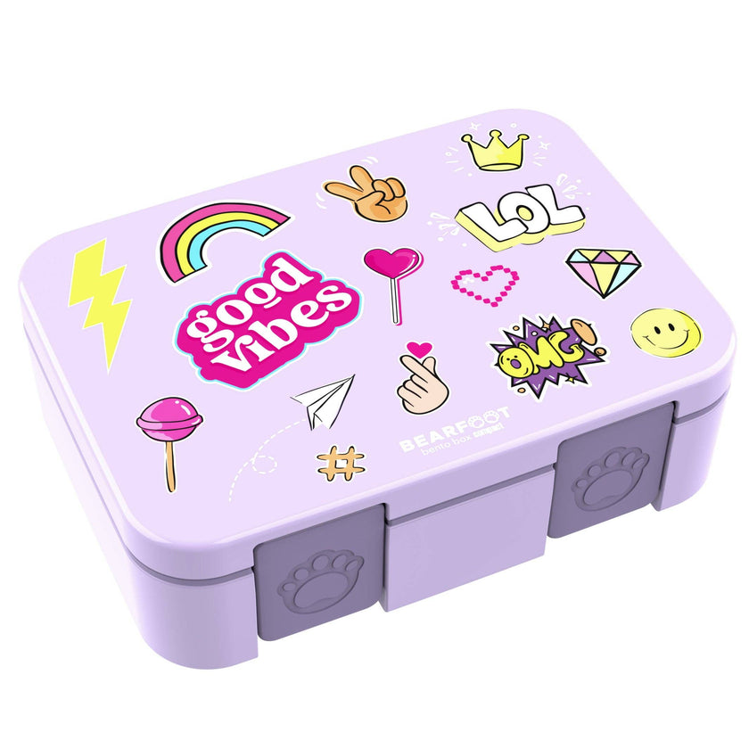 BEARFOOT Bento Box COMPACT Lunch Box 1000ml Kids