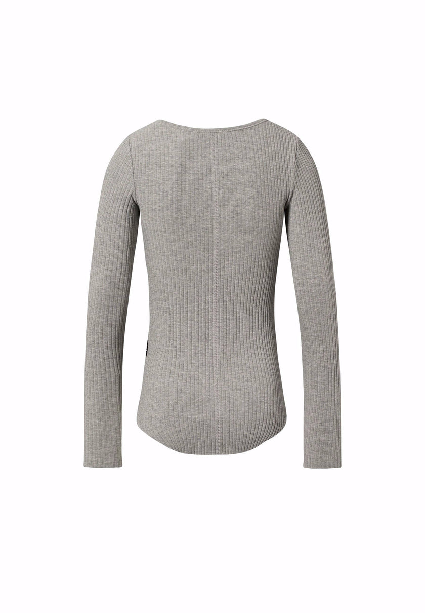 MOLO Rochelle T-shirt Long sleeve Grey Melange
