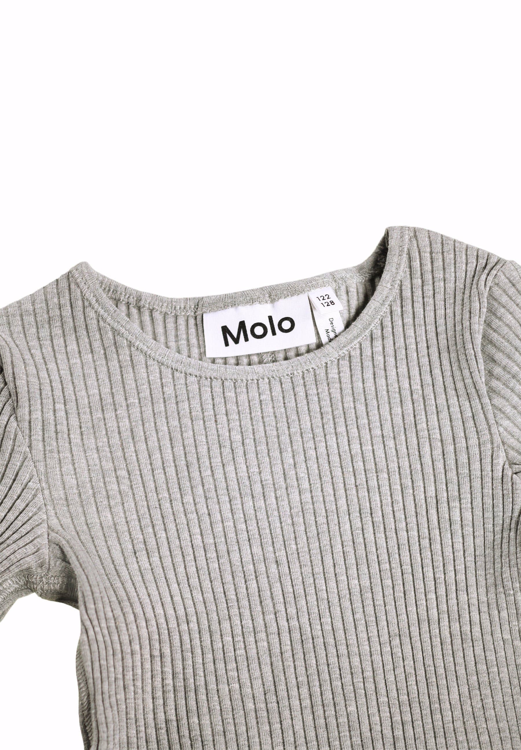 MOLO Rochelle T-shirt Long sleeve Grey Melange