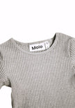 MOLO Rochelle T-shirt Long sleeve Grey Melange