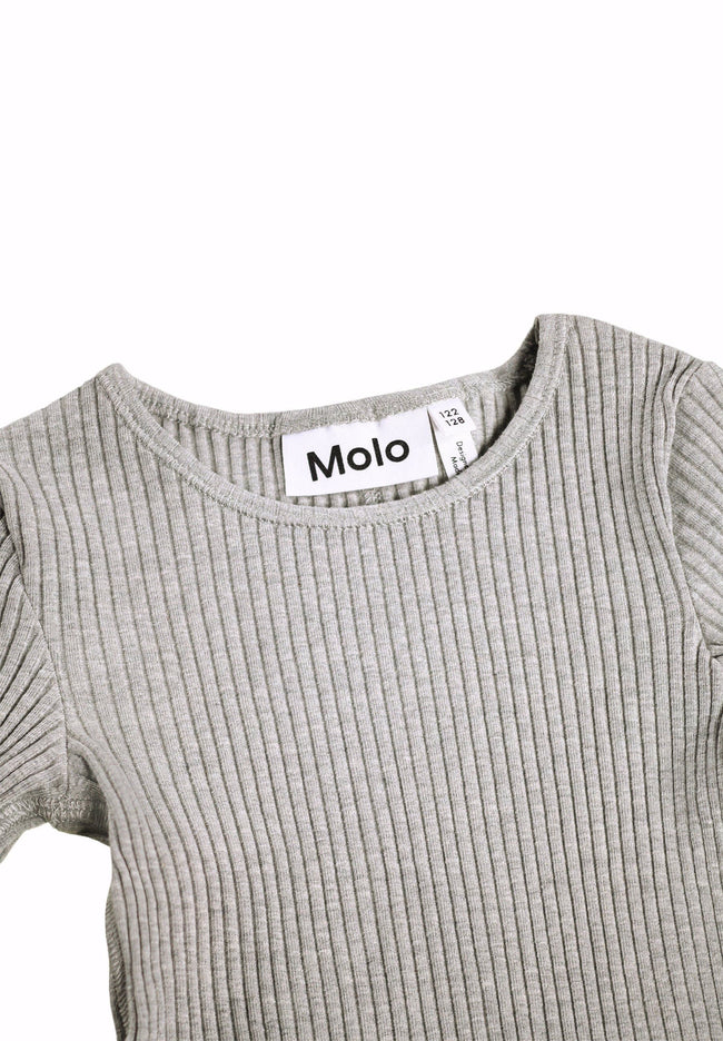 MOLO Rochelle T-shirt Long sleeve Grey Melange