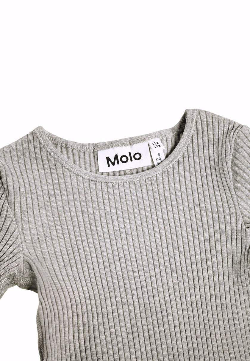 MOLO Rochelle T-shirt Long sleeve Grey Melange