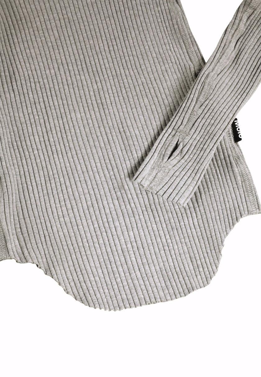 MOLO Rochelle T-shirt Long sleeve Grey Melange