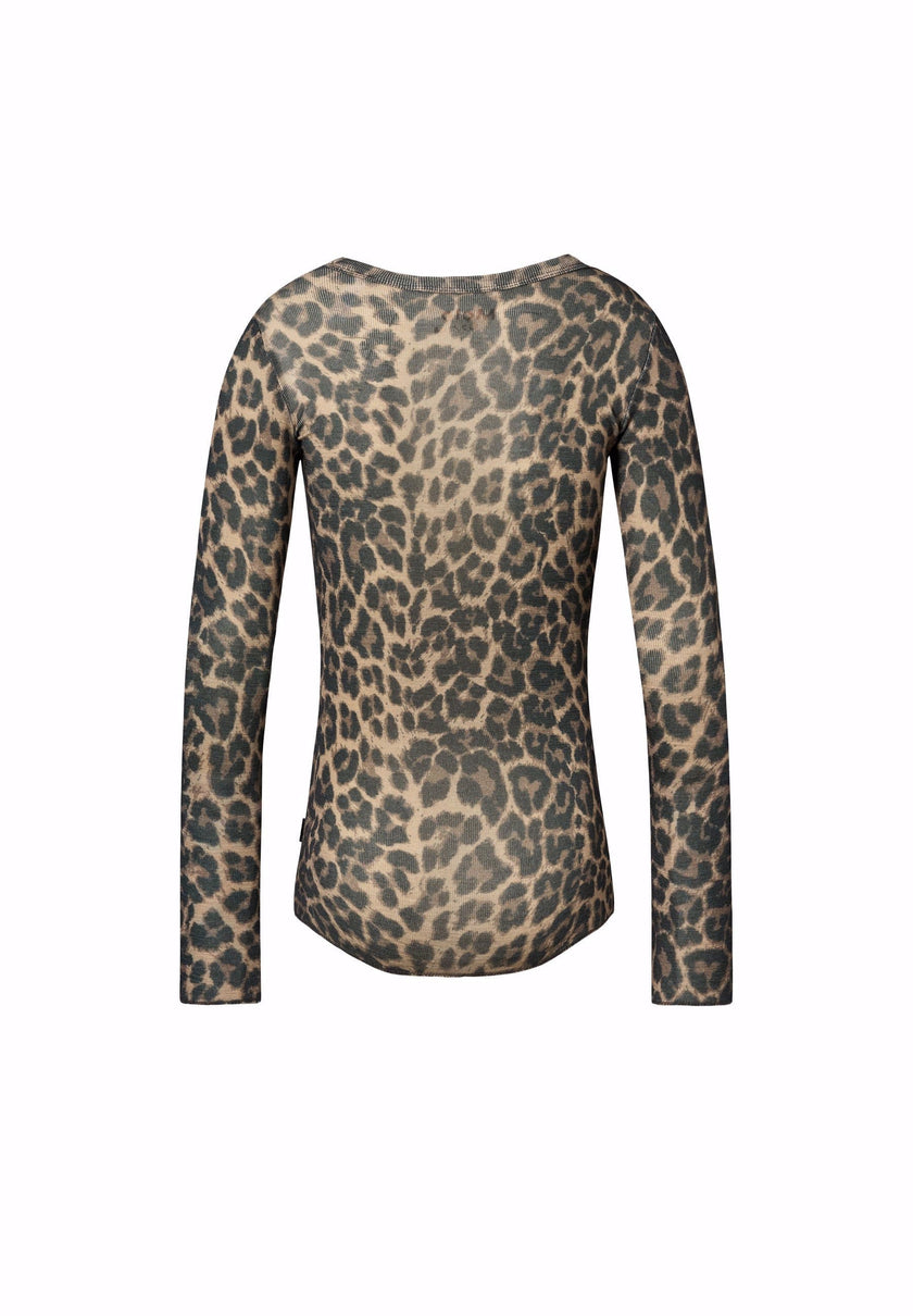 MOLO Rihanna Wool T-shirt Long sleeve Brushed Leo