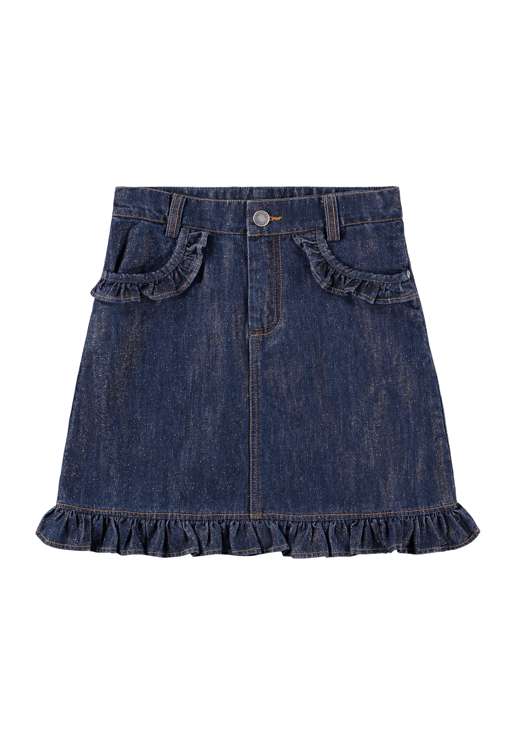 MOLO Berit Skirt Mid Blue Glitter