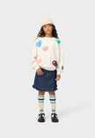 MOLO Berit Skirt Mid Blue Glitter