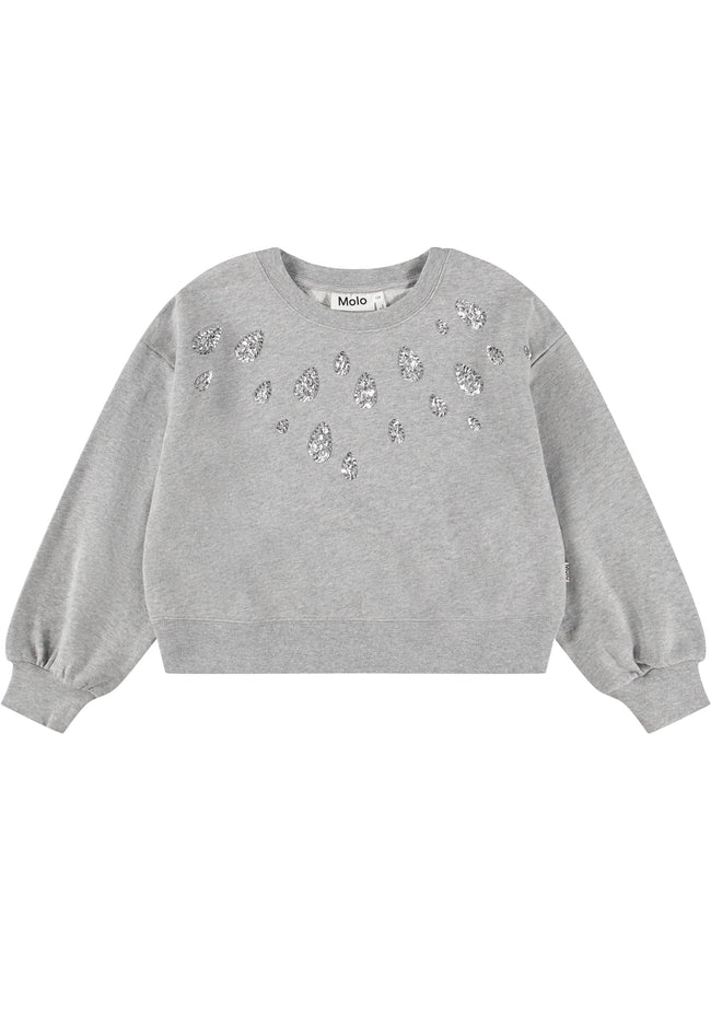 MOLO Miki Sweat Grey Melange