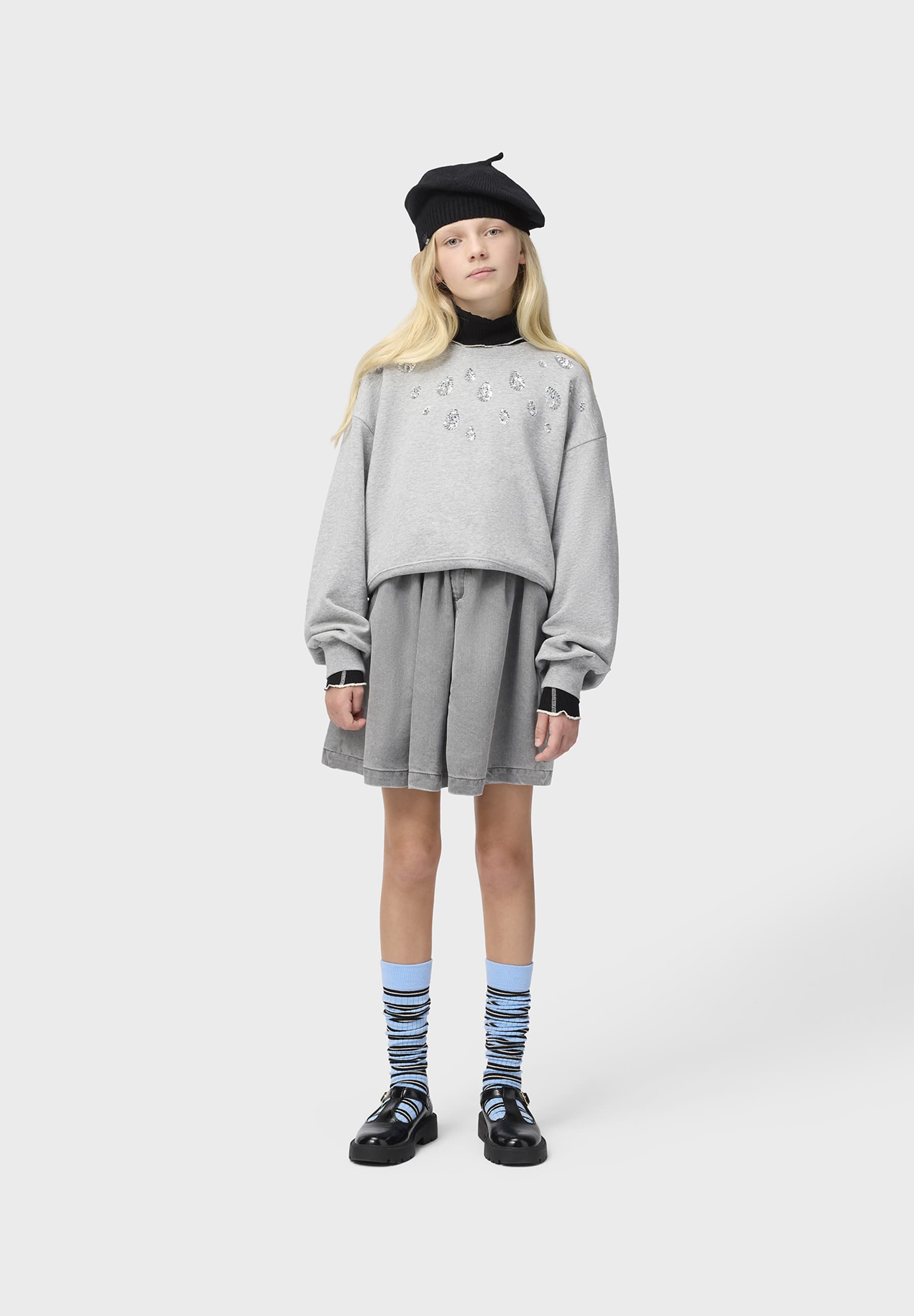 MOLO Miki Sweat Grey Melange