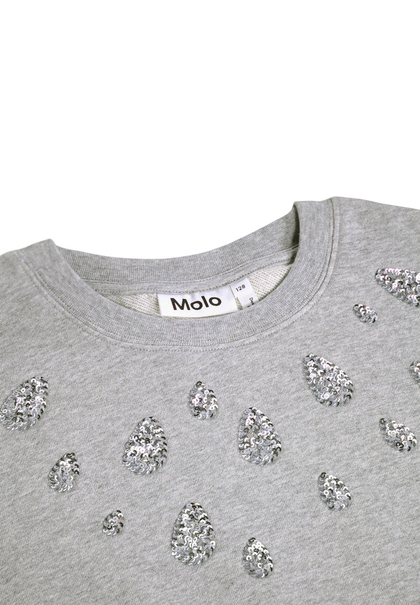 MOLO Miki Sweat Grey Melange