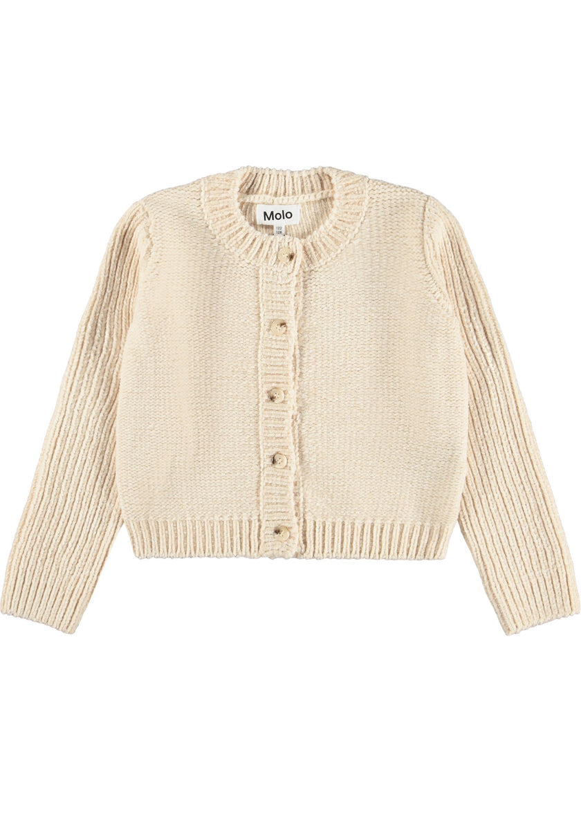 MOLO Gilah Cardigan Pearled Ivory