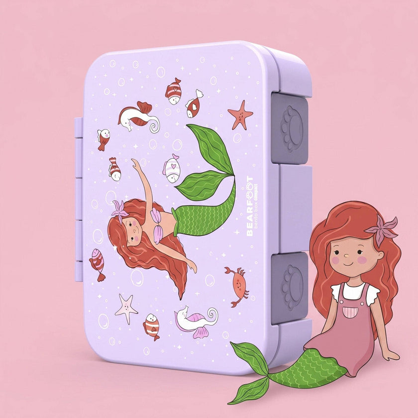 BEARFOOT Bento Box COMPACT Lunch Box 1000ml Kids