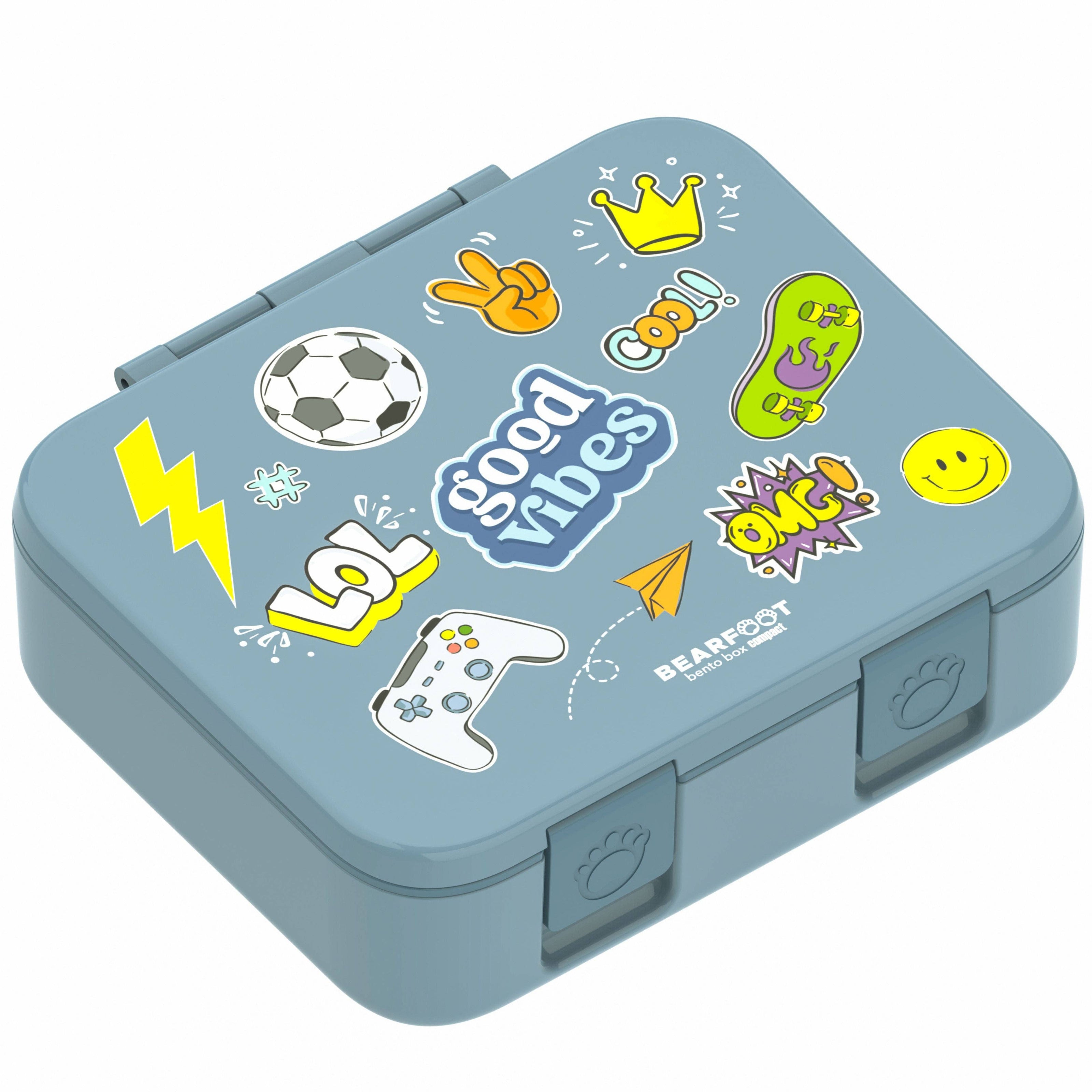 BEARFOOT Bento Box COMPACT Lunch Box 1000ml Kids