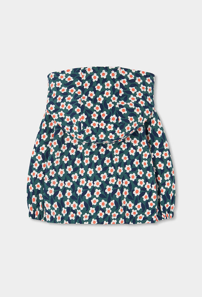 BOBOLI Girls Floral Fleece Jacket -BCI Printed