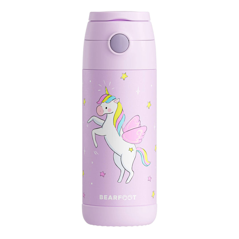 BEARFOOT Thermo Water Bottle Unicorn 350 ml Kids | Beetles & Bugs