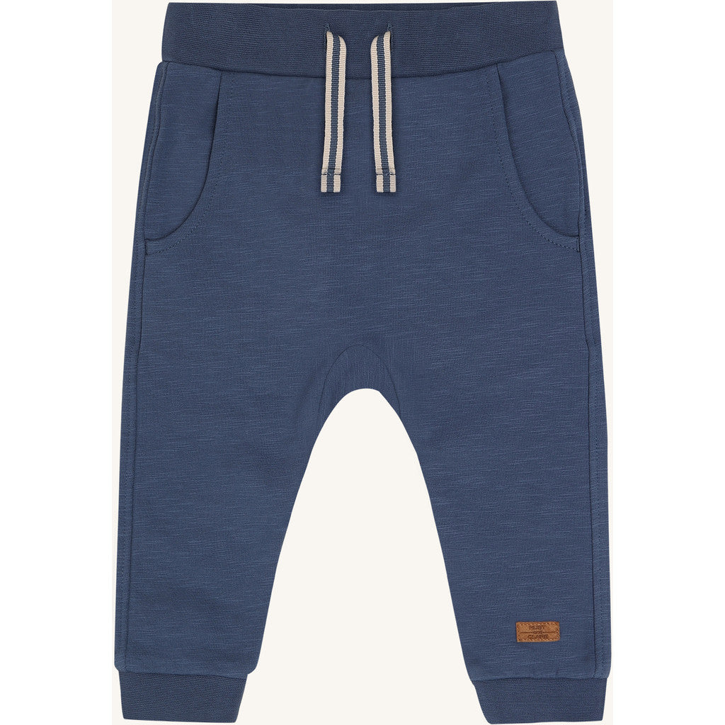 Hust & Claire Boys Jogging Trousers HCGeorgey Solid Brushed Vintage Indigo